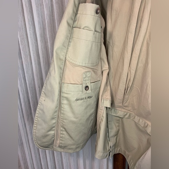 Duluth Trading Mens ORIGINAL “Fire Hose Presentation Jacket"  in Desert Khaki - Picture 9 of 9